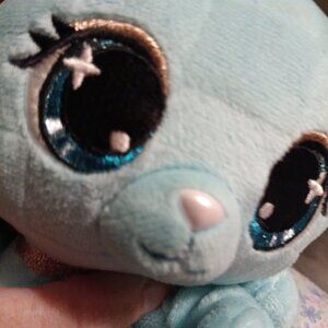 Plushes Pet Audrey Park Blue Cat Embroidered eyes Blue soft stuffed animal